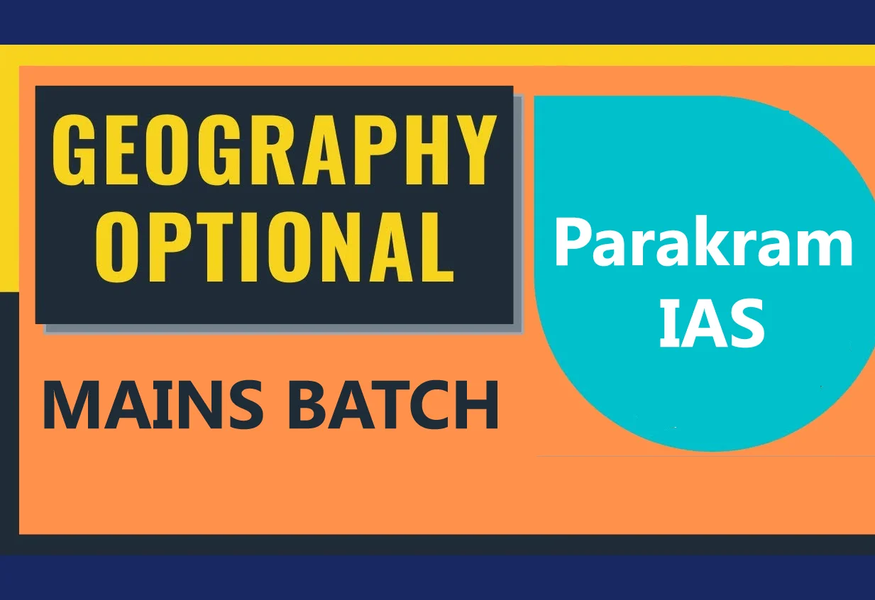 Optional Mains Geography Batch